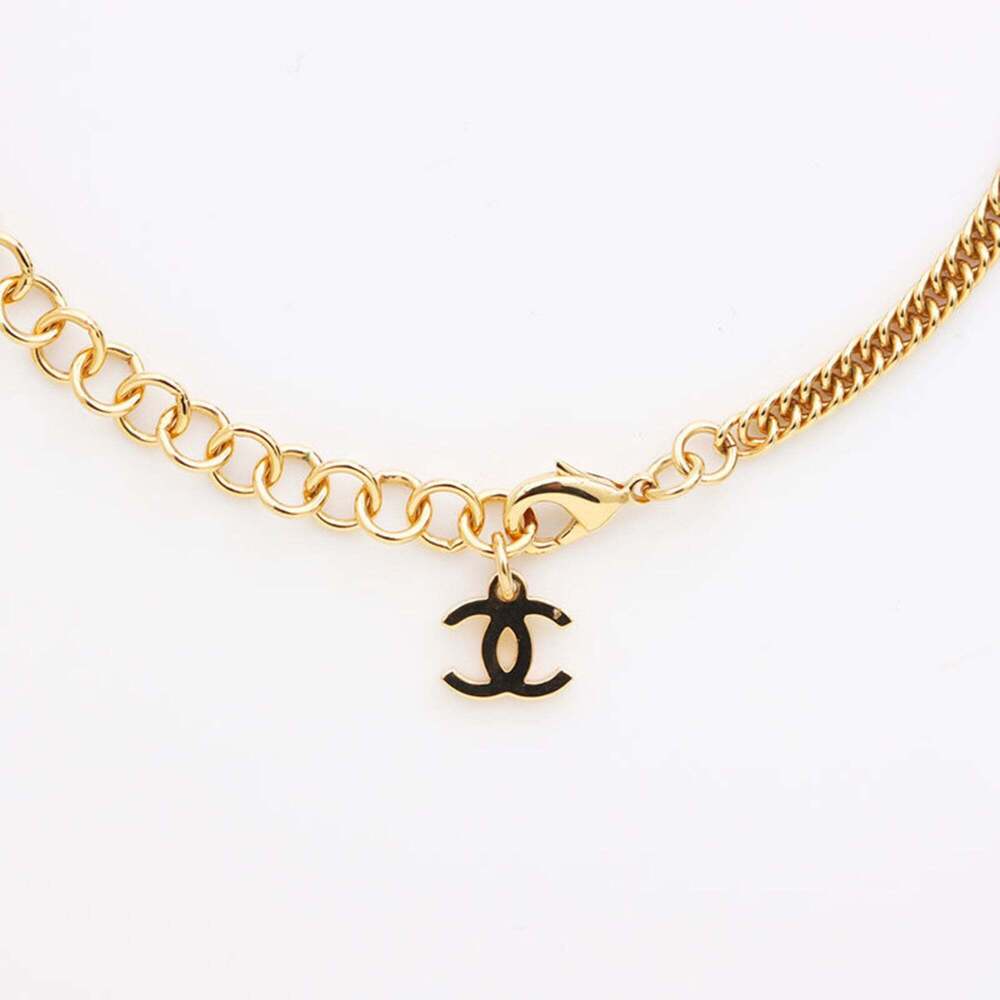 CHANEL Authentic Blue Logo Necklace - Picture 6 of 9